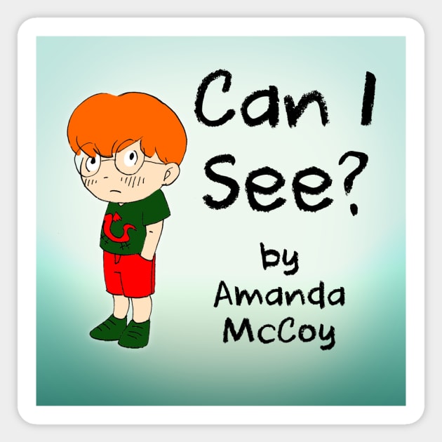 Can I See? promotional products Sticker by amandamccoyart